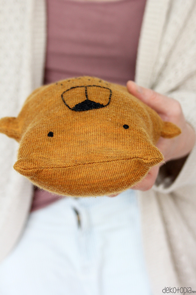 DIY Anleitung: Teddy selber nähen mit Tutorial und Vorlage