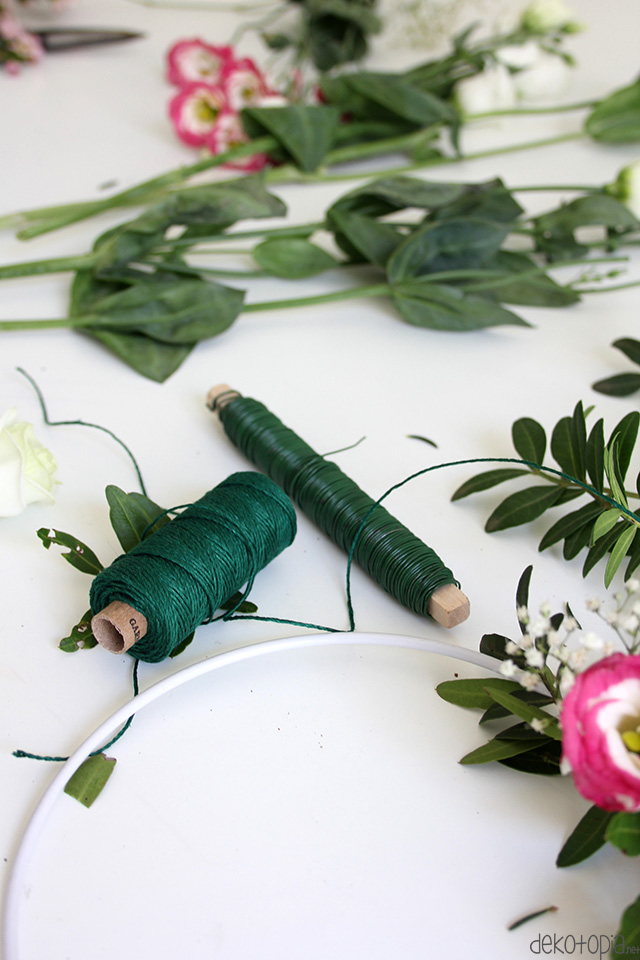 DIY Anleitung: Einfache Blumenkränze im skandinavischen Stil