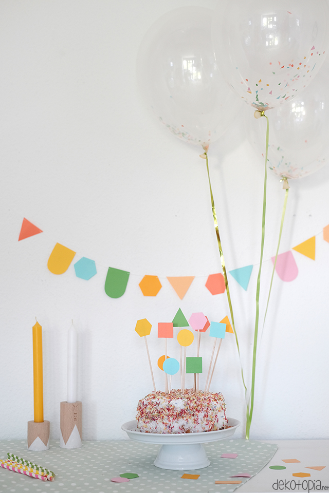 DIY Anleitung: Partydeko aus Papier