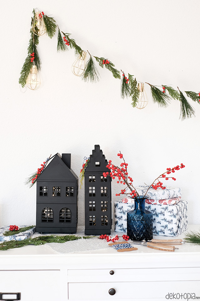 DIY: weihnachtliche Deko mit Naturmaterial