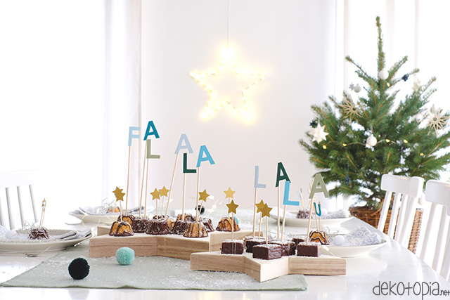 DIY Anleitung: Caketopper für Weihnachten selber machen