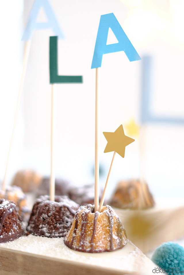 DIY Anleitung: Caketopper für Weihnachten selber machen