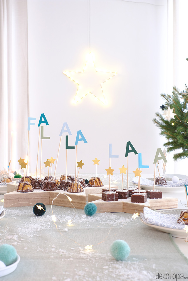 DIY Anleitung: Caketopper für Weihnachten selber machen